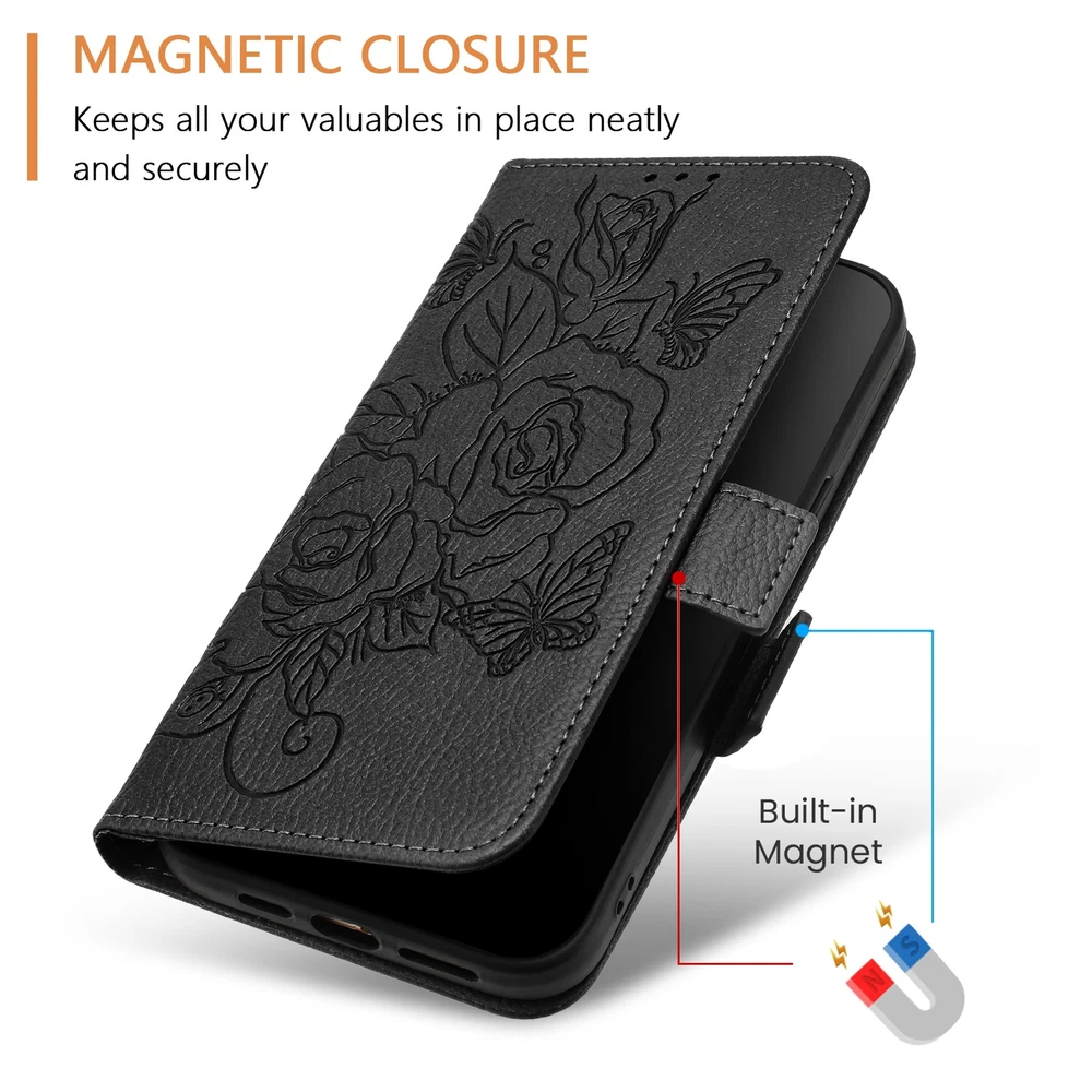 Magnetic Leather Wallet Phone Case for OnePlus 13 13R Nord 2 3 4 CE4 Lite