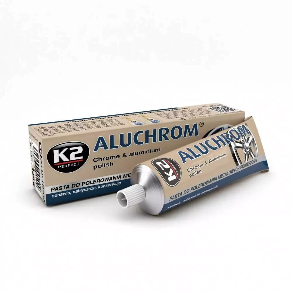 Aluchrom Alloy Rim Polish Paste Car Bike Chrome Aluminium Steel Metal Cleaner - Image 3