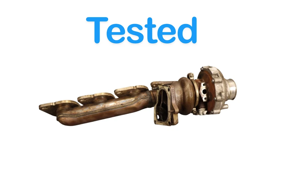 12-18 Mercedes CLS550 E350 Left Side Turbocharger Turbo Charger Manifold Oem - Image 3 of 4