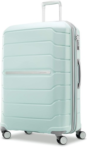 Ultra-Light Mint Green 28-Inch Hardshell Spinner Suitcase for Stylish Travelers - Picture 3 of 8