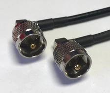 PL-259 UHF Male Angle to UHF Male Angl RG223 Low Loss Coax Cable Pick Length Lot