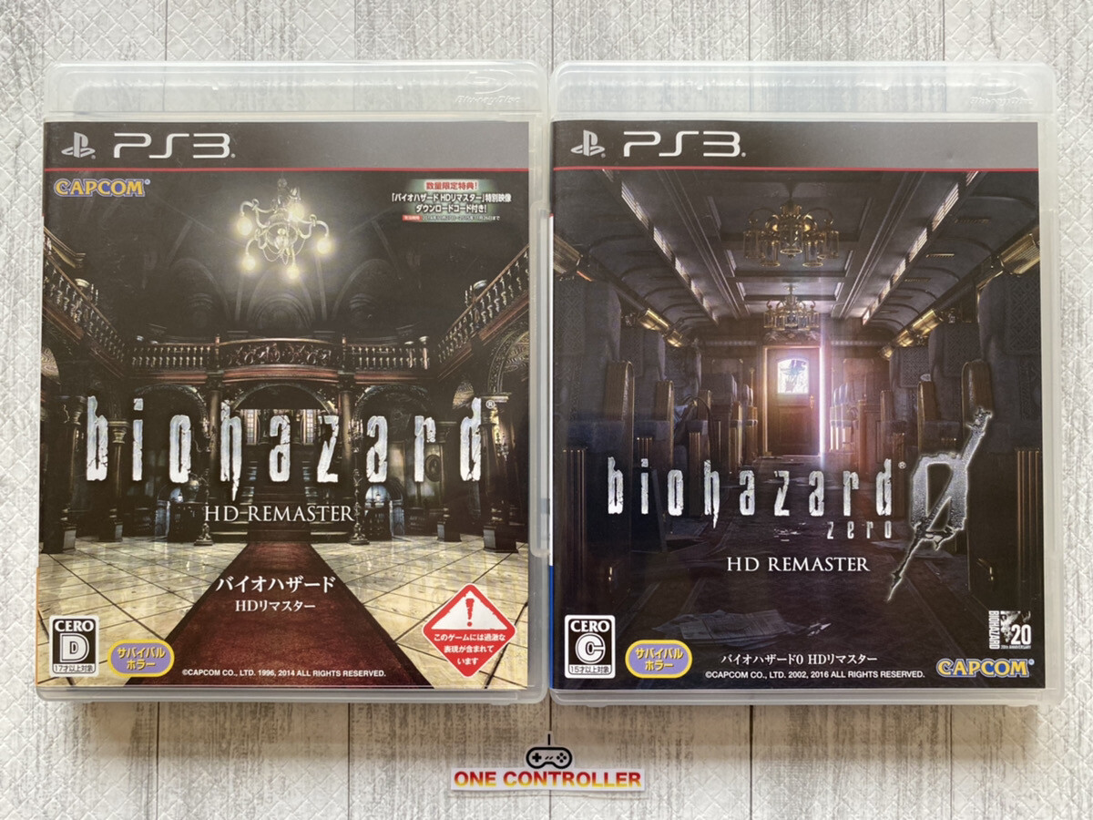 SONY PS3 BioHazard Resident Evil HD Remaster & 0 Zero HD Remaster
