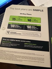 Simple mobile T Mobile 4 G LTE