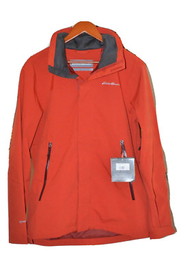 EDDIE BAUER Men's Skiing Jacket Snow Powder Parka SZ M Picante NWT $229