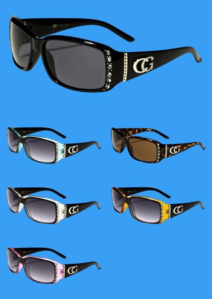 Lunettes De Soleil à Strass Et Perles - Neuves Sans étiquette, Avec étui, Style Tendance Et Féminin