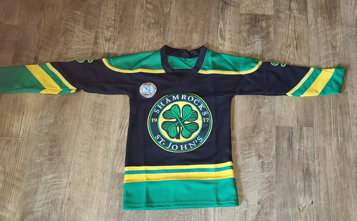 St John's Shamrocks Ross The Boss Rhea Black Hockey Jersey