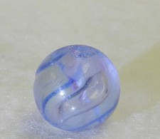 19395m Peewee .48 Inches Vintage German Handmade Swirl Marble