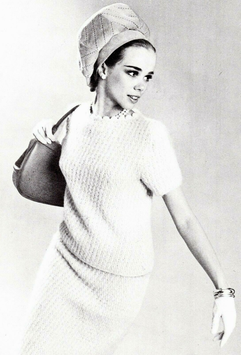 VINTAGE Crochet Mohair Dress/Apparel/ Crochet Pattern INSTRUCTIONS ONLY |  eBay