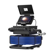 Sewer Camera Pipe Inspection Camera with 512hz Self Leveling 5'' Monitor 50M