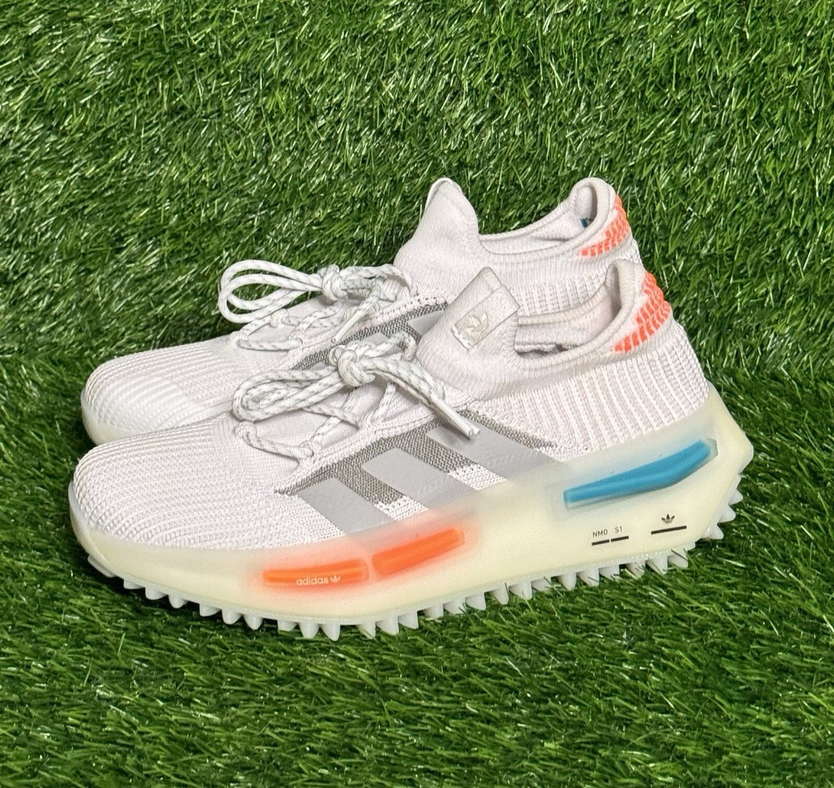 Teal Adidas Nmd White Blue Orange Adidas NMD R1 Packer Shoes