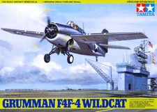 TAMIYA 1:48 SCALE WWII US Grumman F4F-4 Wildcat Fighter Model Kit 61034 MIB