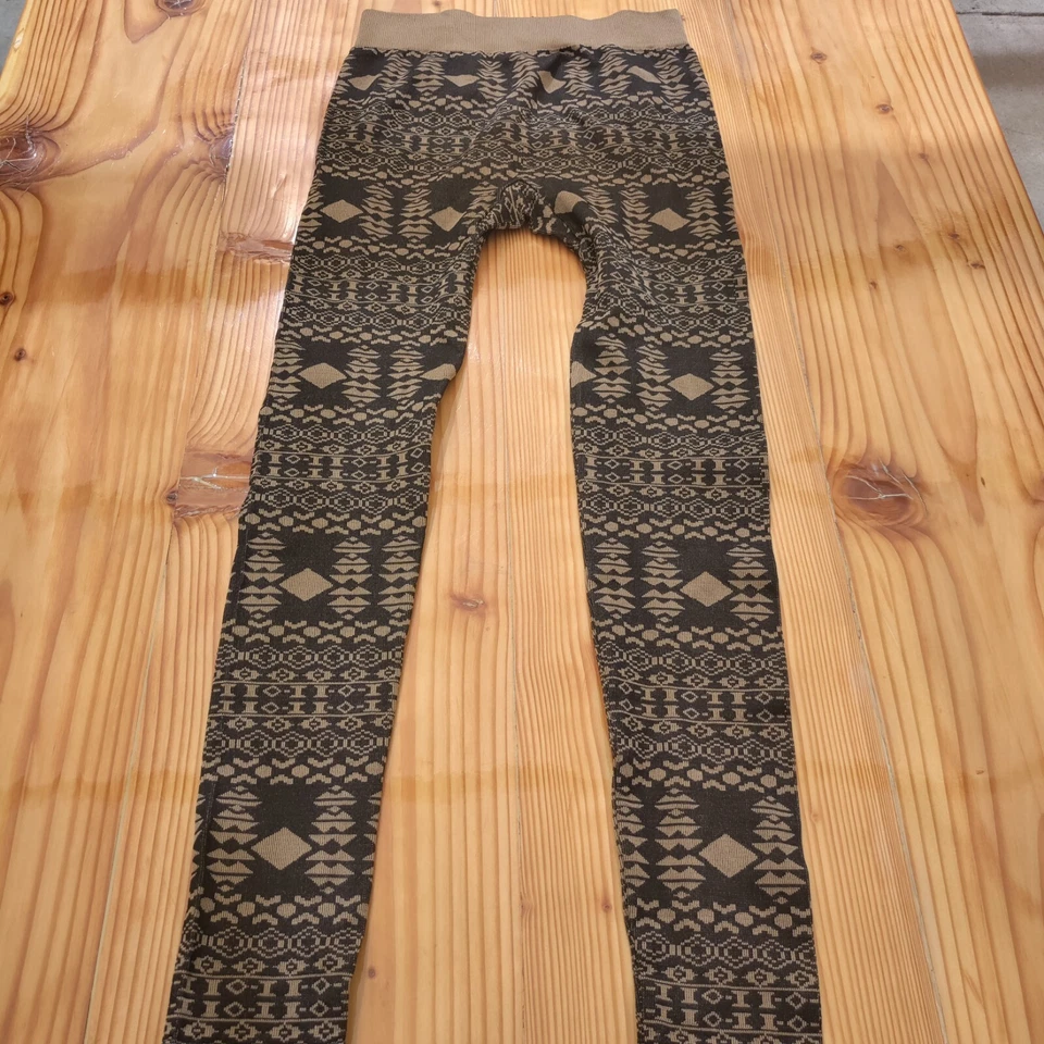 Женские выцветшие славы коричневые леггинсы размер s(4-6) - Изображение 4 из 4