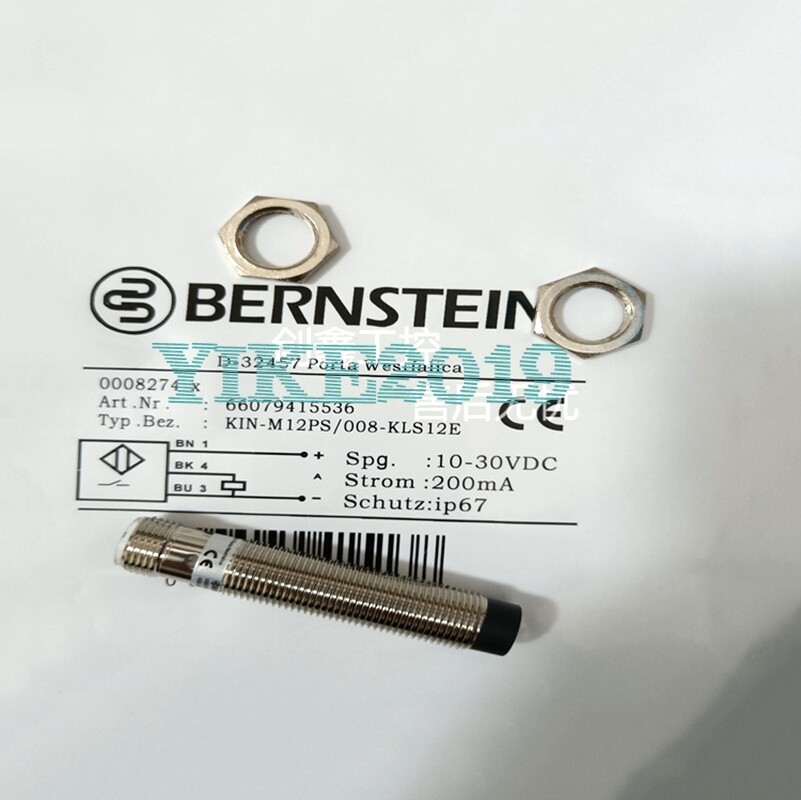 1PCS NEW FOR BERNSTEIN proximity switch KIN-M12PS/008-KLS12E