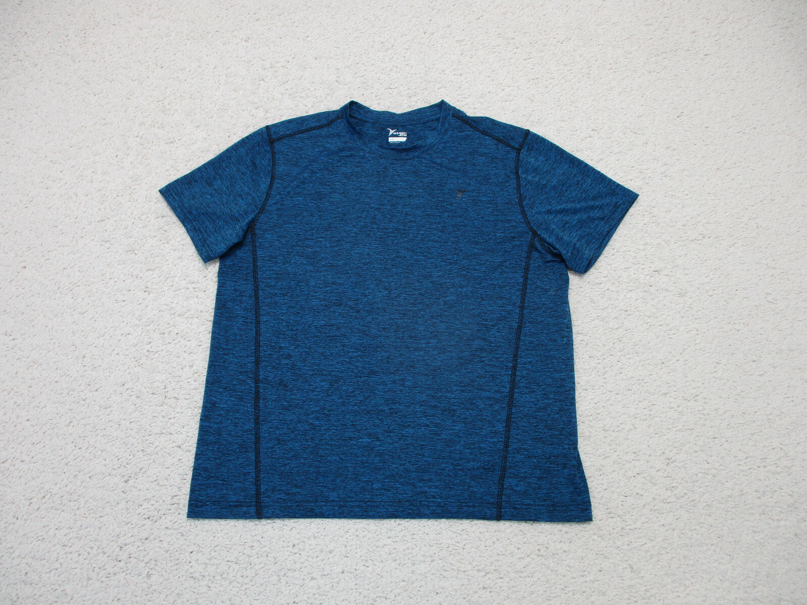 Old Navy Shirt Large Adult Blue Athletic Casual Stretch Lightweight Active Mens