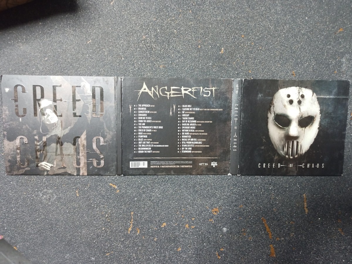 レア ANGERFIST  creed of chaos CD PRE-ORDER my new album “Creed of Chaos” now! 2 disc release