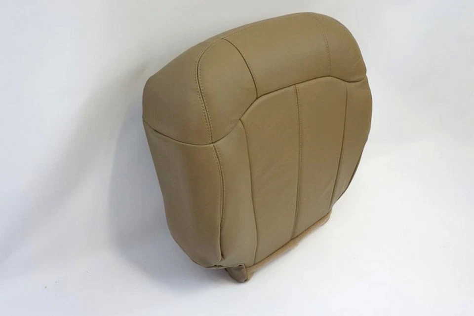 Chevy Silverado 2500 1999 2000 2001 2002 pasajero parte inferior cuero cubierta de asiento bronceado Foto 3 de 3