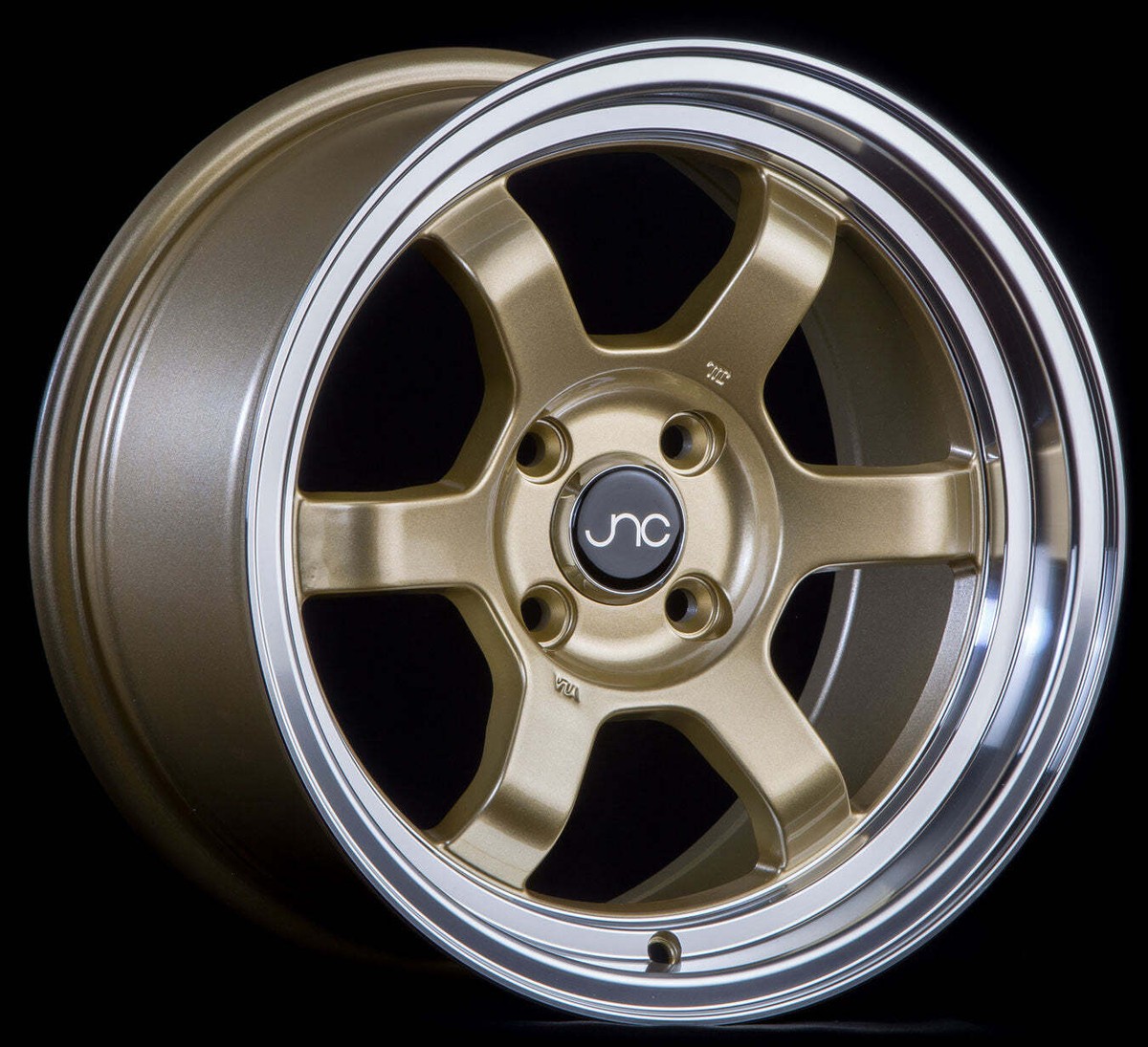 JNC 013 GOLD Machined Lip 15x8 4x100 +20 Wheel/Rim | eBay