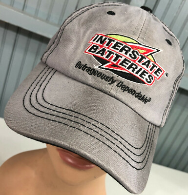 Interstate Batteries Outrageously Dependable Adjustable Baseball Cap Hat