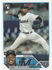 2023 Topps Update Rookie George Soriano RC US320 Miami Marlins