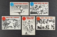 1970 Topps Baseball Playoffs Lot 5 Cards