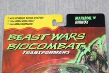 TRANSFORMERS GIG Kenner Maximal Rhinox Beast Wars Biocombat 1996 Deluxe Smooth