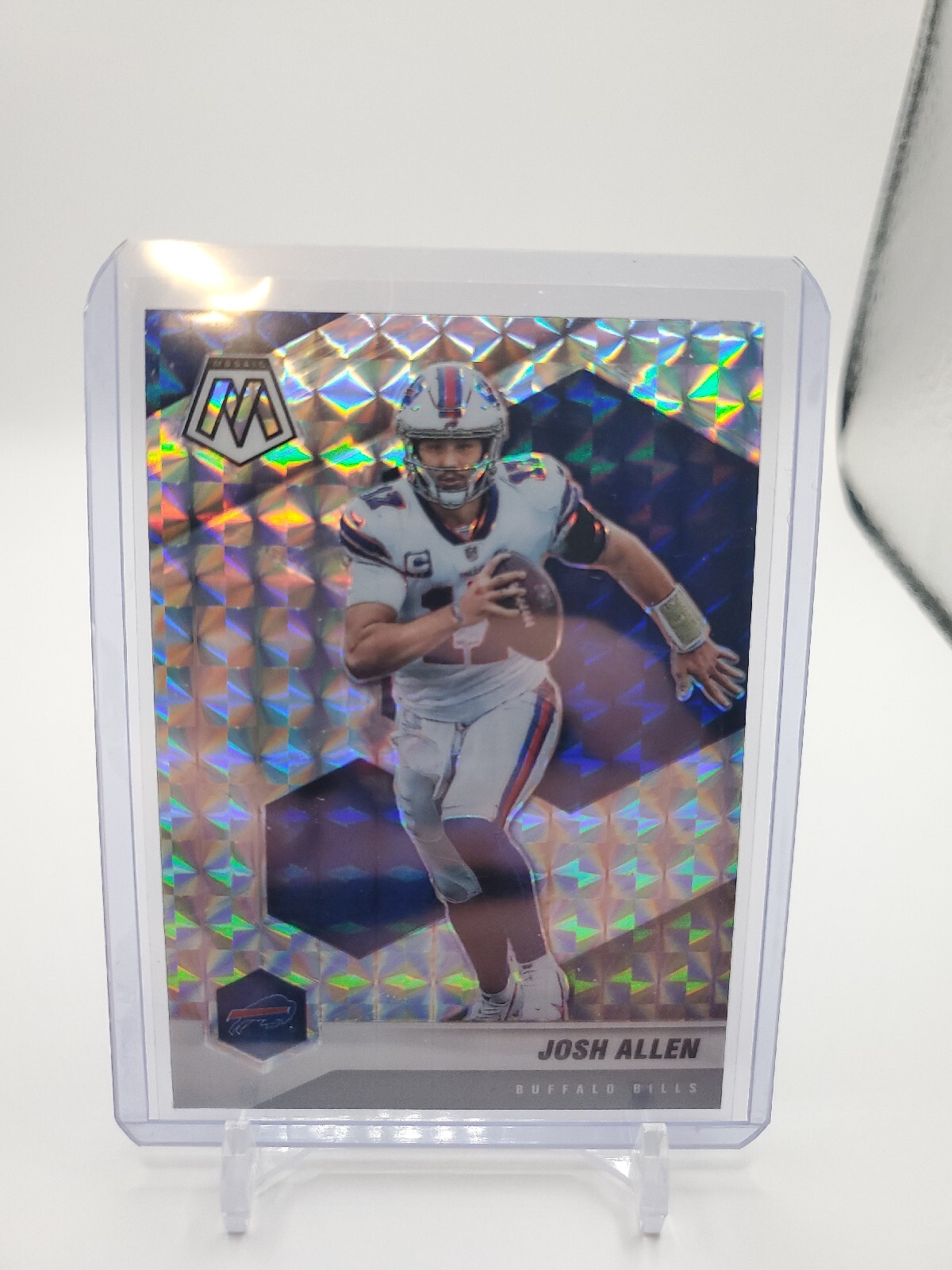 2021 Panini Mosaic Josh Allen Silver Prizm #26 Buffalo Bills sp