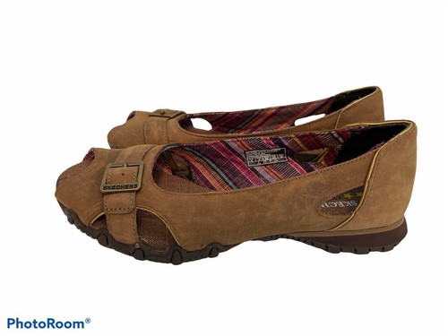 skechers leather ballet flats