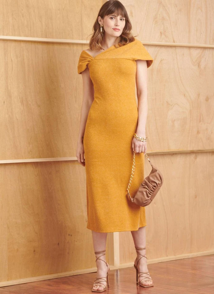 Schnittmuster Jerseykleid mit Bolero Simplicity s9820 34-42/44-52 - Bild 2 von 4