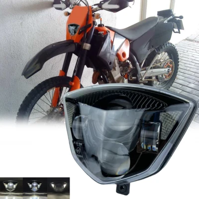 E24 E Nummer LED Scheinwerfer für KTM EXC 125 250 300 400 450 525 2005-2007