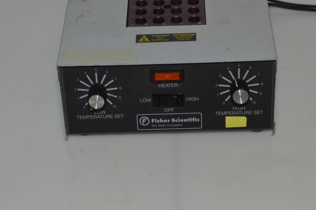 FISHER DRY BATH INCUBATOR w/ HEAT BLOCK (LPX10) | eBay