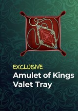 THE SAMBUCO SCROLLS "Amuleto dei Re Valet Tray" Esclusivo Gioco LOOT CRATE 2021