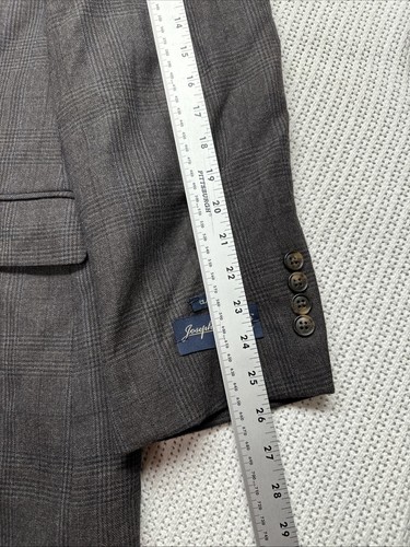 NEW Joseph & Feiss Blazer Men 48R Brown Glen Plaid 100% wool Suit Jacket NWT - Picture 9 of 12