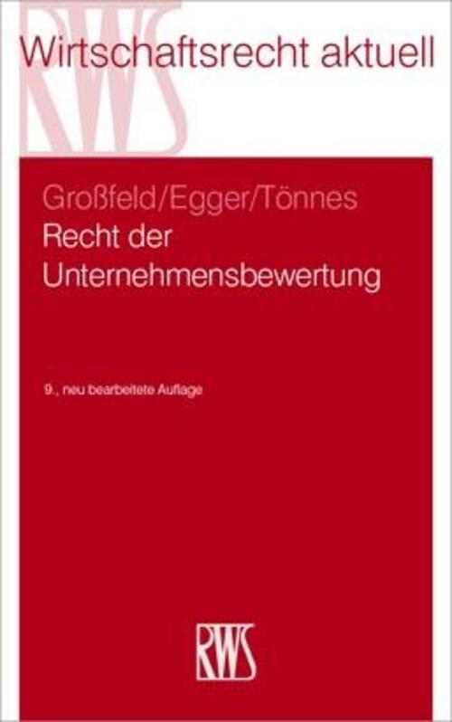 Thumbnail - Recht Der Unternehmensbewertung | Bernhard Großfeld (u. A.) | Deutsch