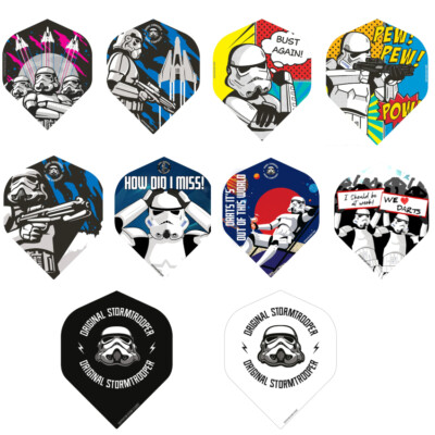 Mission Darts (Flight) Storm Trooper Standard No2 100 Micron Flights Fly NEU