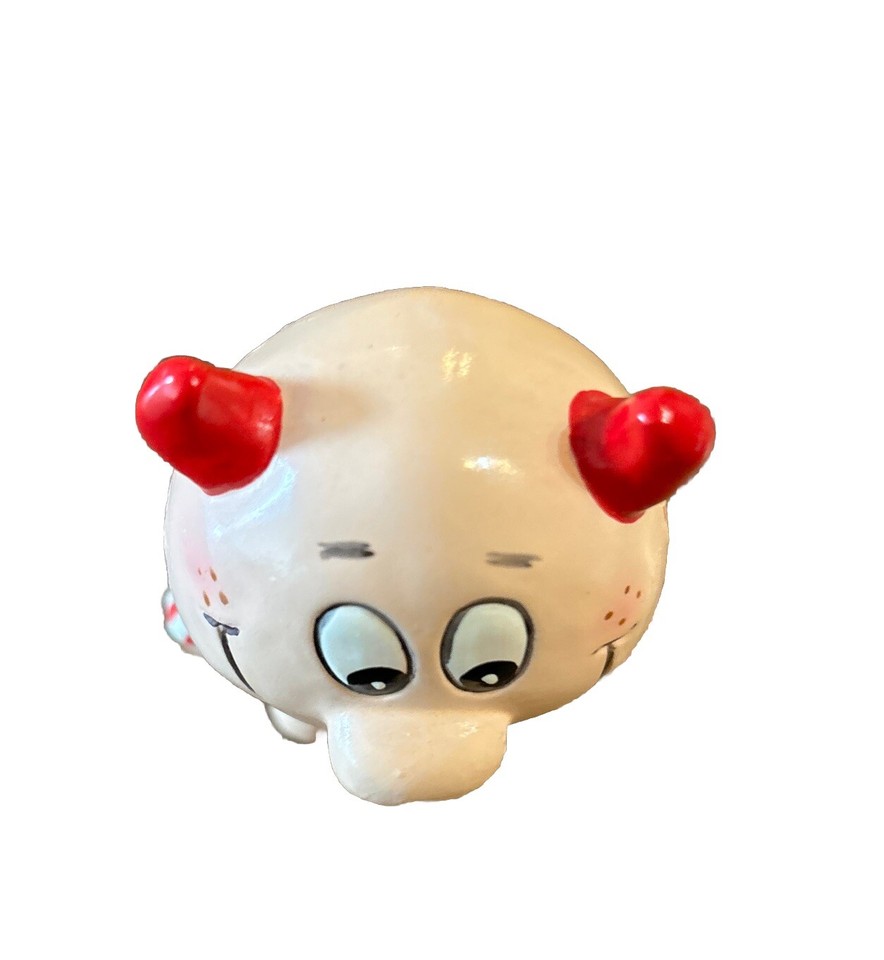 Russ Berrie & Co Ceramic Figurine Caution Red Hot Lover, Made in Korea