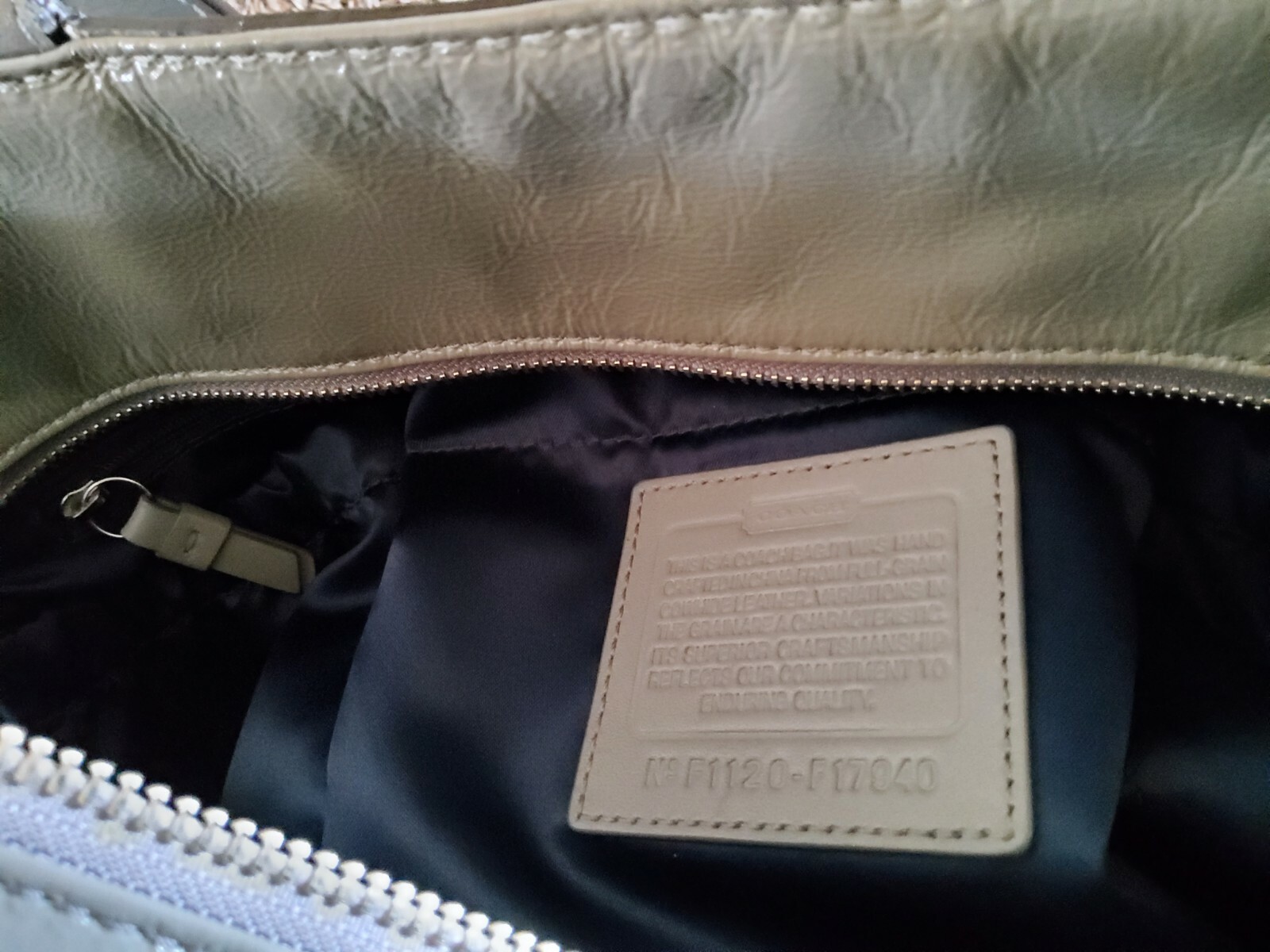 Coach Large Leather Multi-function Purse Briefcas… - image 5