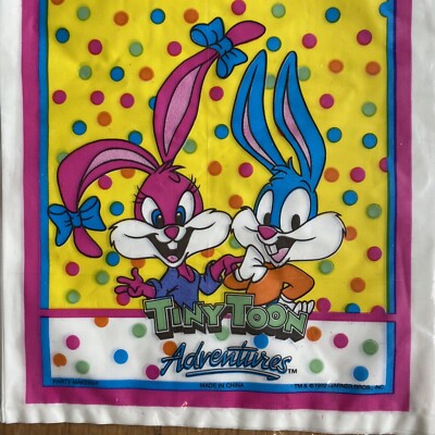 Vintage 90s TINY TOON ADVENTURES Babs & Buster Party Treat Bags
