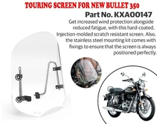 "TOURING SCREEN FIT FOR ROYAL ENFIELD NEW BULLET 350