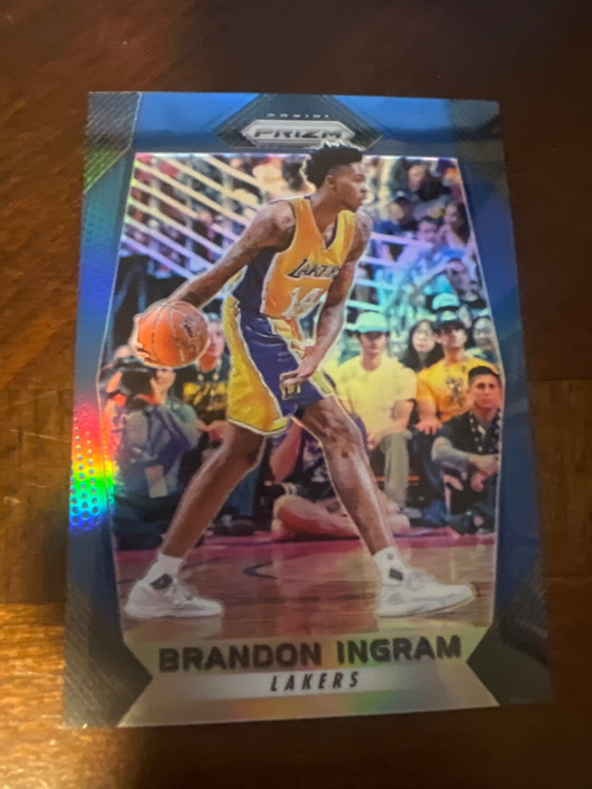 2017-18 Panini Prizm Blue Refractor /199 basketball Brandon Ingram
