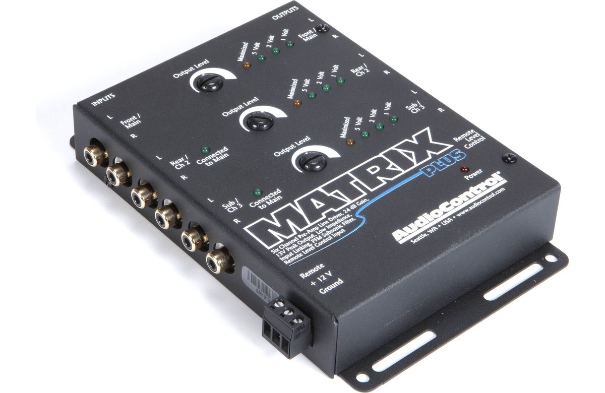 AudioControl Matrix Plus 6 Channel 13 Volt 24dB Gain Line Driver