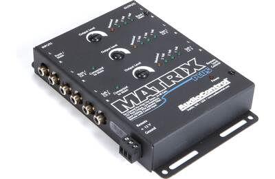 AudioControl Matrix Plus 6 Channel 13 Volt 24dB Gain Line Driver