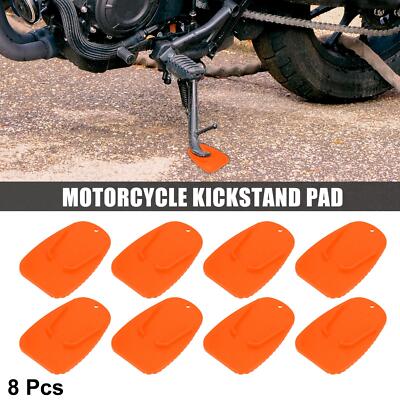 8pcs Motorcycle Kickstand Pad Side Stand Extension Pad Support Plate Pad For Motorcycle Outdoor Grass Sand Muddy Ground Parking | Today's Deals | Australia