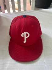 New Era 59Fifty - MLb Authentic - Phillies Fittes Hat - Size 7 - Used