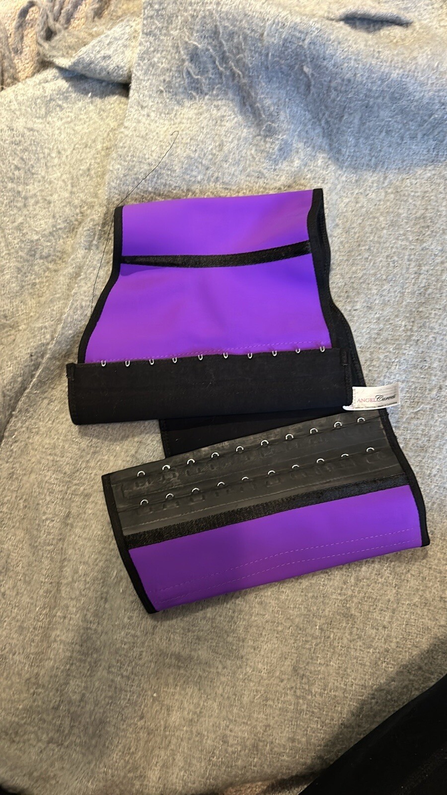 Entrenador de cintura deportiva Angel Curves en púrpura. XL para mujer