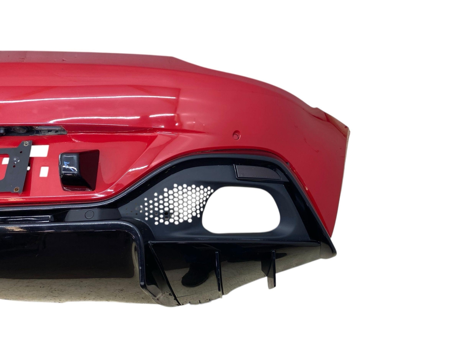 2019-2023 ASTON MARTIN VANTAGE OEM REAR BUMPER COVER ASSEMBLY | SUFFOLK RED USR
