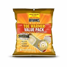 HotHands Toe Warmers Air Activated 8 Hour Heat 6 Pair Value Pack