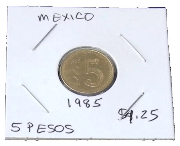 Brass 1985 Mexican Coins