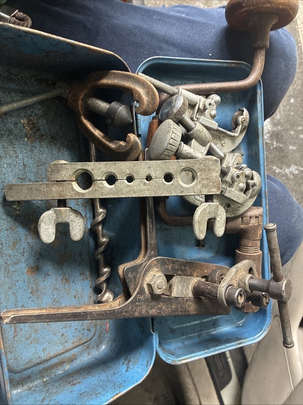 Vintage Tools And Box