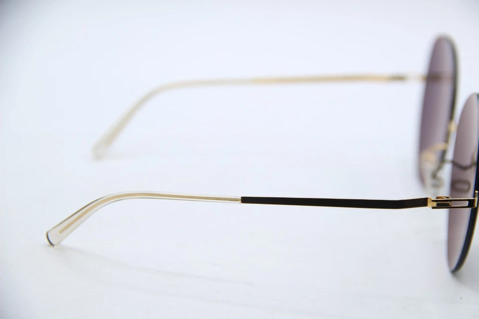 NUEVAS GAFAS DE SOL MYKITA LESSRIM AIMI COL 056 DORADAS GUNMETAL MARCOS AUTÉNTICOS 61-18 Foto 4 de 4