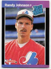 1989 Donruss #42 Randy Johnson [EX] RR RC HOF [Base Set Baseball Card]